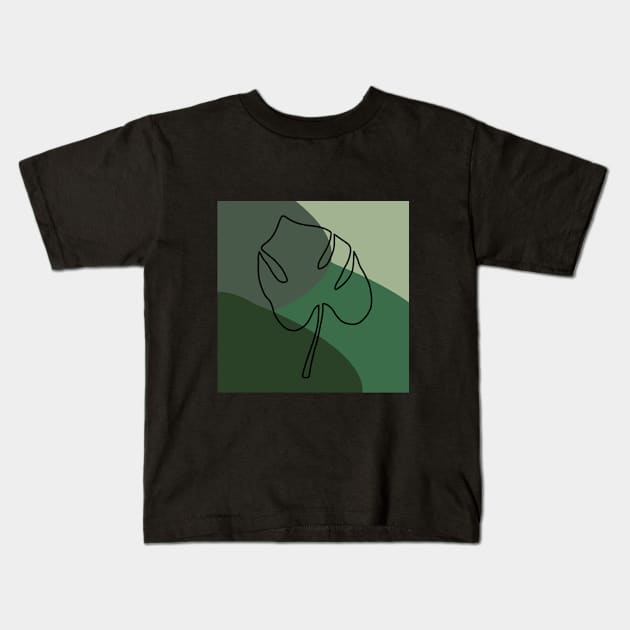 Greenery Kids T-Shirt by Saltarc